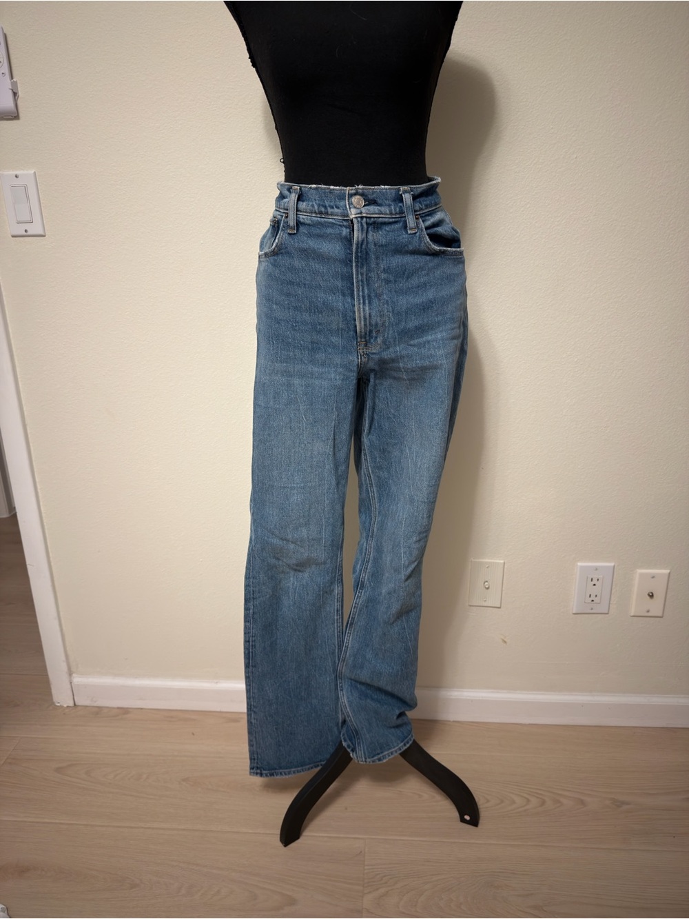 Abercrombie & Fitch Light Blue Straight Leg Jeans